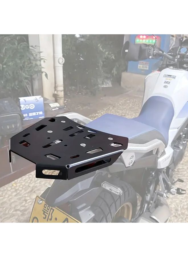 Black Aluminum Luggage Rack Carrier For Honda Transalp XL750 2023 2024 2025 - Image 1